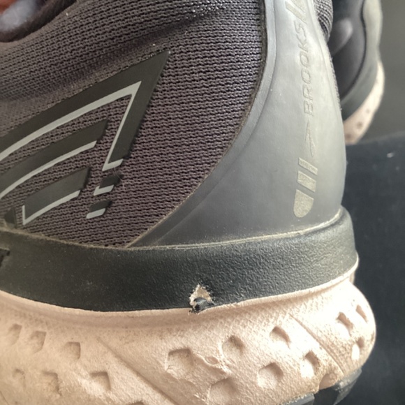 Brooks Ghost 13 Gray Pearl Hushed Violet Running Walking Shoes Women 8 *Small Kn - Picture 10 of 10